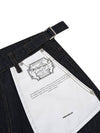 Overturned Pocket Raw Denim Pants Indigo - SSINANDLEE - BALAAN 7