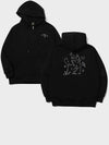 About Love Cat Embroidery Hooded Zip-Up Black - CPGN STUDIO - BALAAN 2