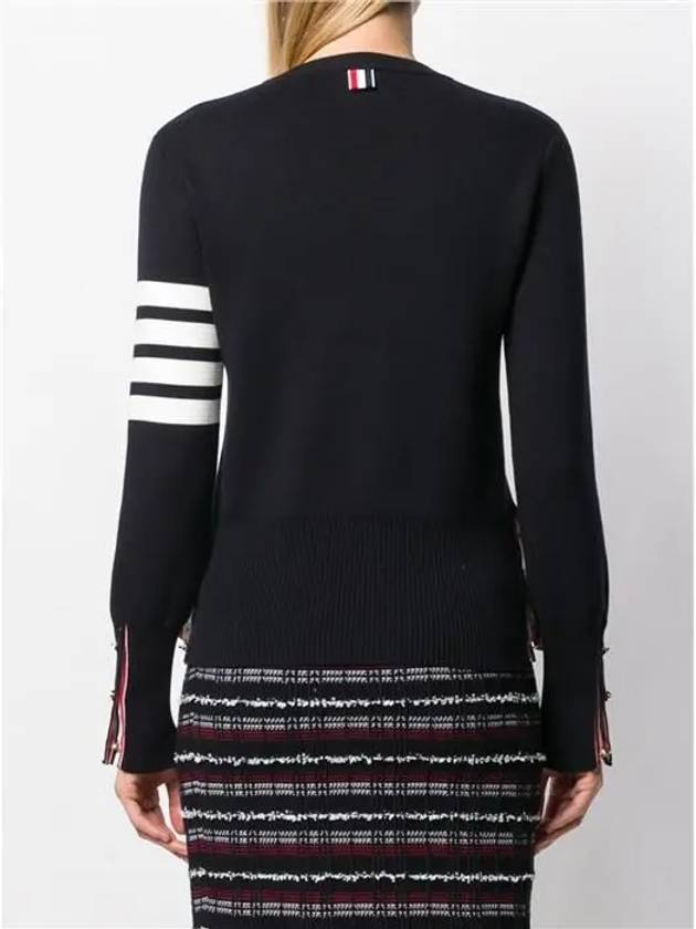 Women s Diagonal Armband Stripe Milanese Stitch Knit FKA239A 00219 - THOM BROWNE - BALAAN 3