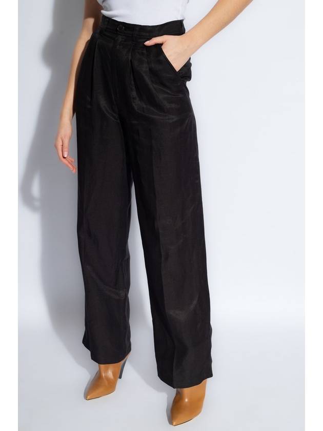 Anine Bing ‘Carrie’ High-waisted Trousers, Women's, Black - ANINE BING - BALAAN 3