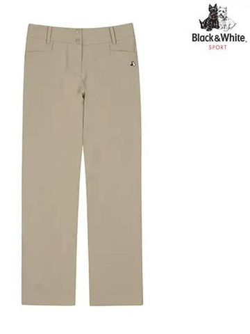 Women s semi bootcut bonding pants 5904LXSS BEIGE - BLACK&WHITE - BALAAN 1