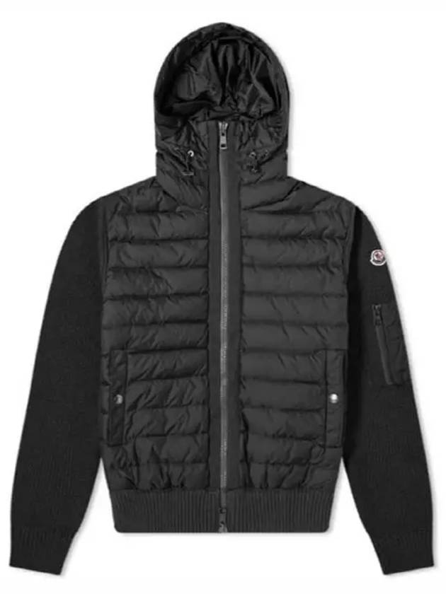 So Caramel Ulsan Men s Hooded Knit Wool Padding - MONCLER - BALAAN 2