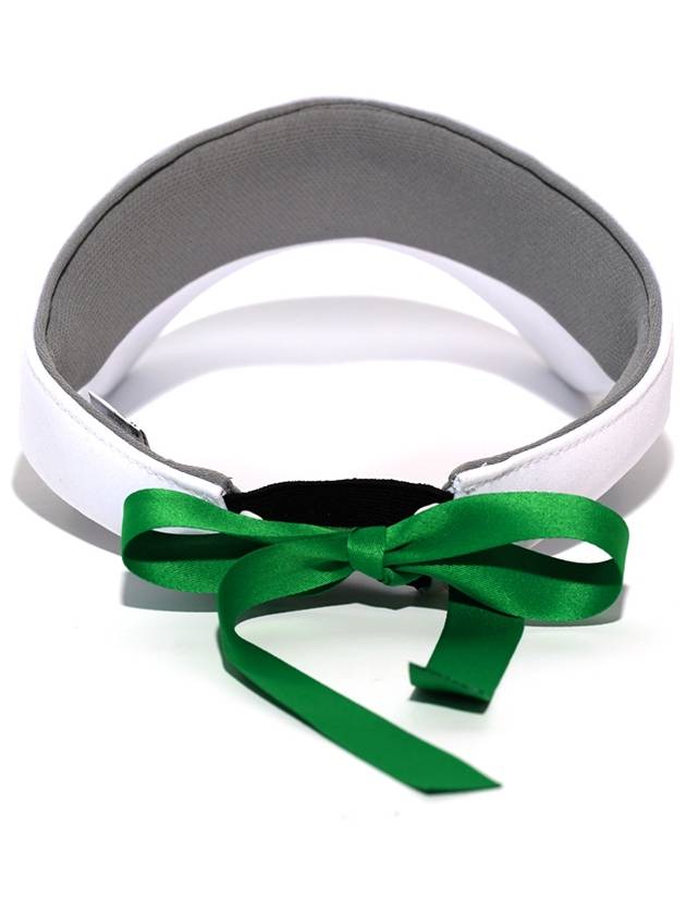 Ribbon sun visor sun cap GREEN - TRIMERE - BALAAN 4