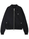 De Coeur Logo Zip-up Jacket Jacket Black - AMI - BALAAN 4