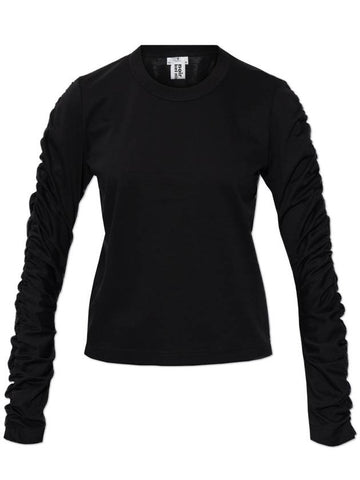 Comme Des Garçons Noir Kei Ninomiya Cotton Top, Women's, Black - COMME DES GARCONS - BALAAN 1