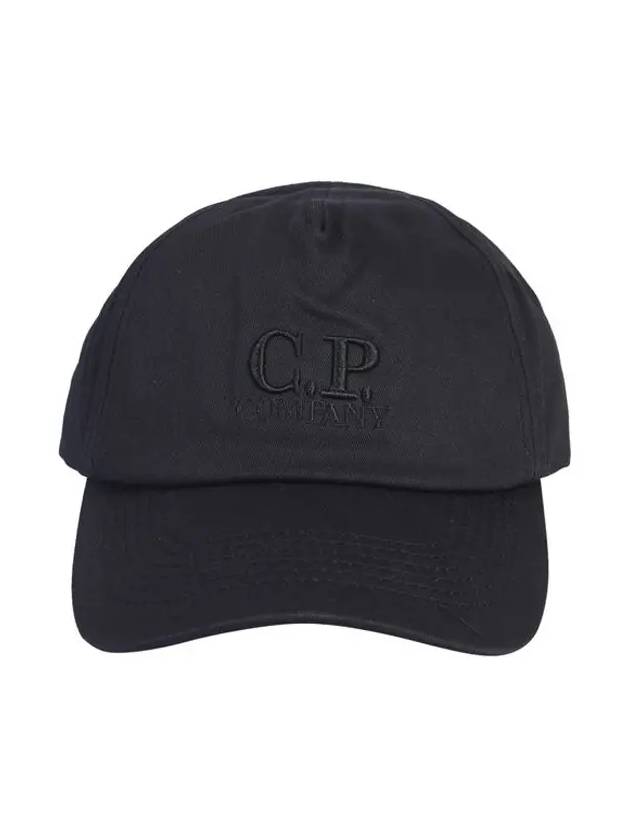 Embroidered Logo Ball Cap Black - CP COMPANY - BALAAN 3