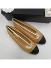 Ballerina flat shoes beige black size 37 G02819 - CHANEL - BALAAN 6