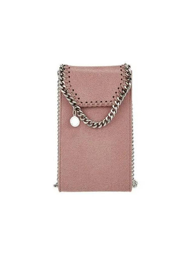 STELLA McCARTNEY Falabella Crossbody Phone Pouch Pink - STELLA MCCARTNEY - BALAAN 1