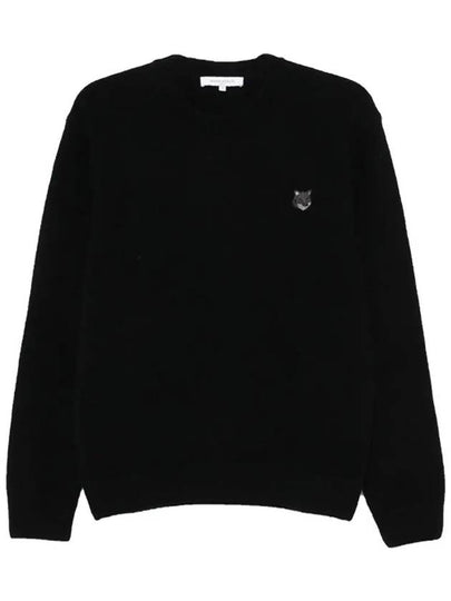 Maison Kitsune Bold Fox Head Patch Men s Wool Knit NM00805 P199 - POLO RALPH LAUREN - BALAAN 2