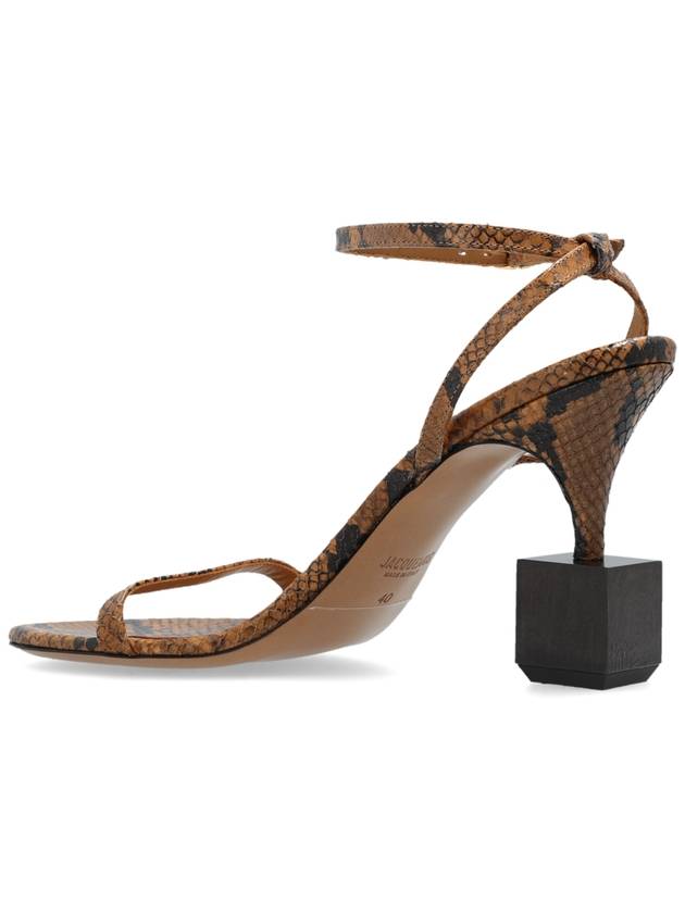 Jacquemus Heeled Sandals, Women's, Brown - JACQUEMUS - BALAAN 5