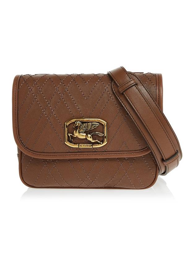 Pegasus Chevron Shoulder Bag Brown - ETRO - BALAAN 1