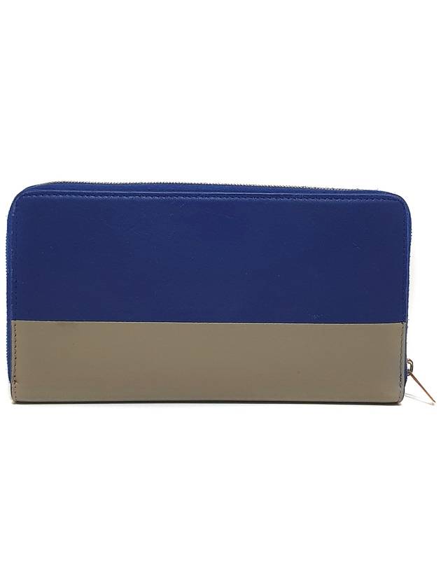 Women s Celine 103983XTM Blue Gray Two tone Zippy Wallet - CELINE - BALAAN 3