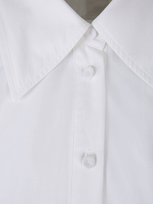 Blouse Shirt OPTIC WHITE - JIL SANDER - BALAAN 4