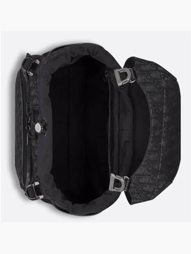 Oblique 8 Flap Backpack Black - DIOR - BALAAN 6