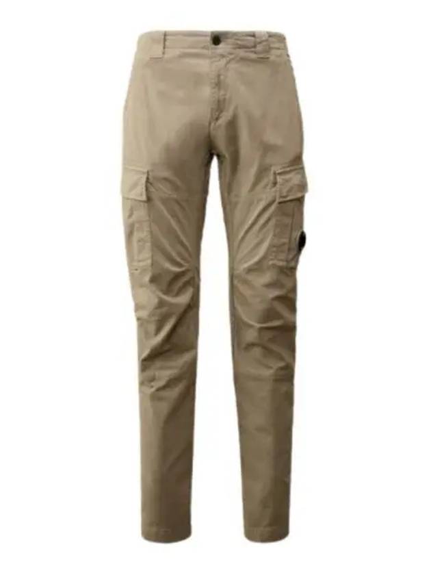 Stretch Sateen Ergonomic Lens Double Cargo Straight Pants Beige - CP COMPANY - BALAAN 2