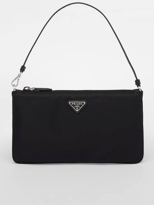 Re-Nylon Trim Mini Shoulder Bag Black - PRADA - BALAAN 2