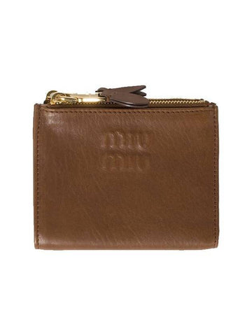 Miu Miu Small Nappa Leather Wallet - MIU MIU - BALAAN 1