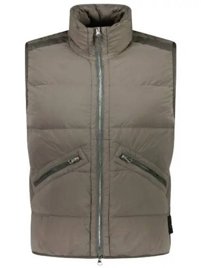 Seamless Tunnel Nylon Down Vest Green - STONE ISLAND - BALAAN 2