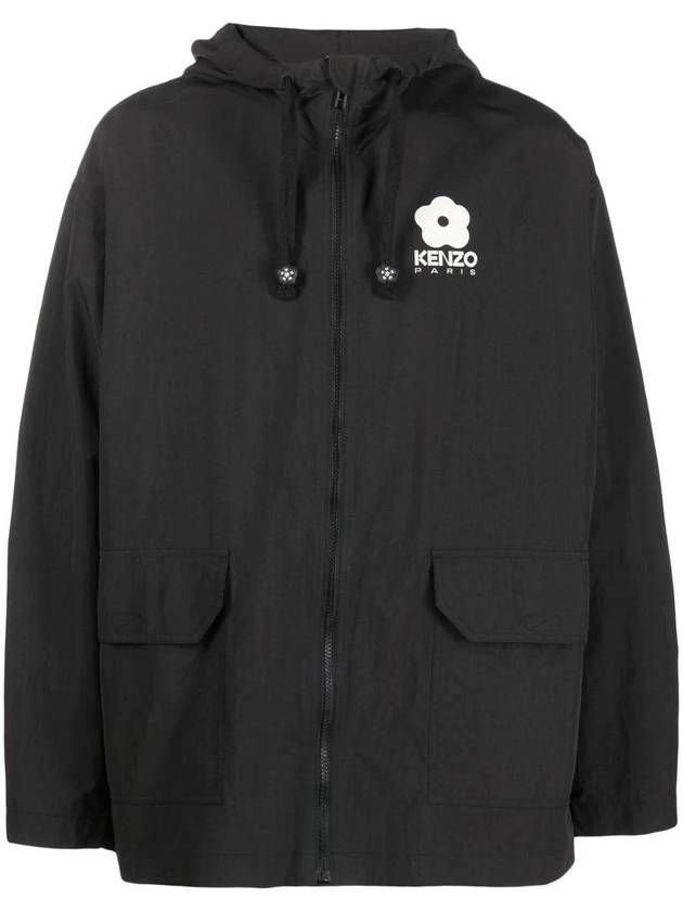 Men's Boke Flower 2.0 Windbreaker Black - KENZO - BALAAN 1