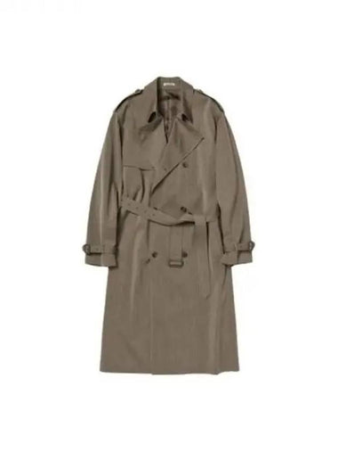 CAVARLY TWILL TRENCH COAT - AURALEE - BALAAN 1