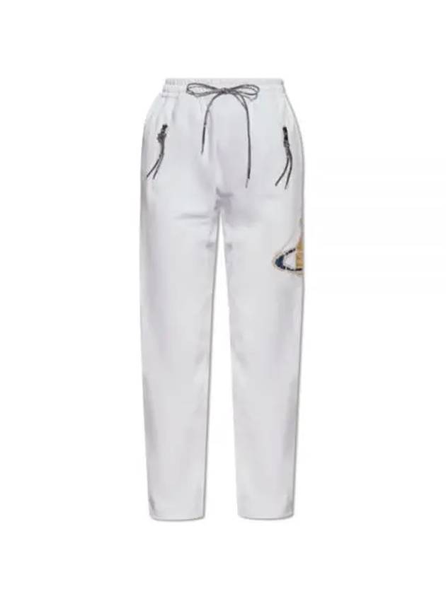 Time Machine Football Cotton Straight Pants White - VIVIENNE WESTWOOD - BALAAN 2