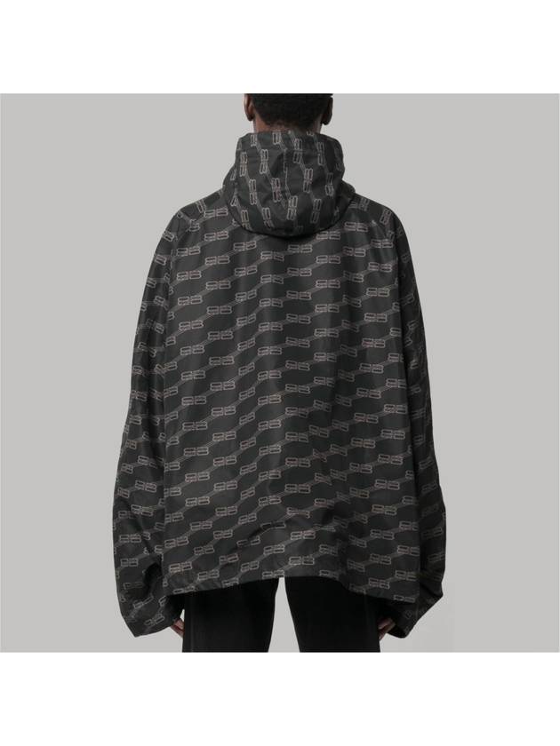 L Men s BB Logo Monogram Jacquard Windbreaker Jacket - BALENCIAGA - BALAAN 3