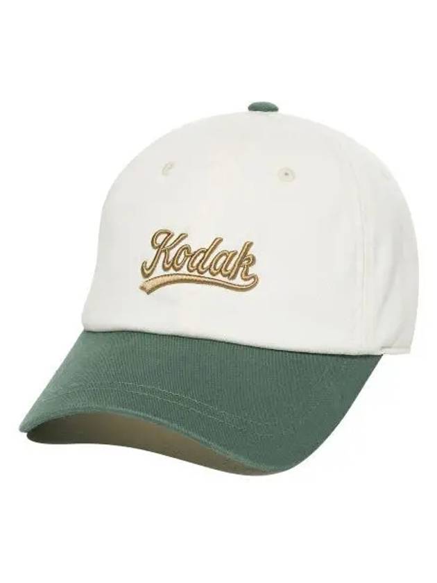 KODAK Lettering Combi Relax Fit Ball Cap GREEN - KODO - BALAAN 1