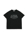 Simple Arch Logo T Shirts BLACK - LE SOLEIL MATINEE - BALAAN 2