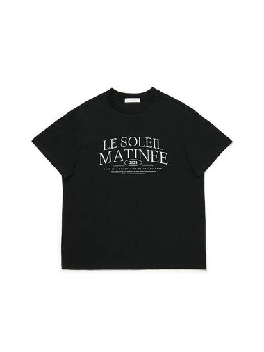 Simple Arch Logo Short Sleeve T-Shirt - LE SOLEIL MATINEE - BALAAN 1