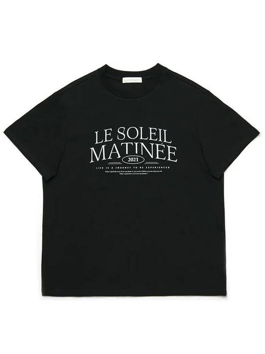 Simple Arch Logo T Shirts BLACK - LE SOLEIL MATINEE - BALAAN 1