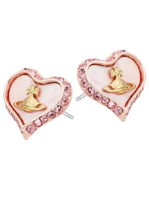 Petra Stud Earrings Rose Pink - VIVIENNE WESTWOOD - BALAAN 2