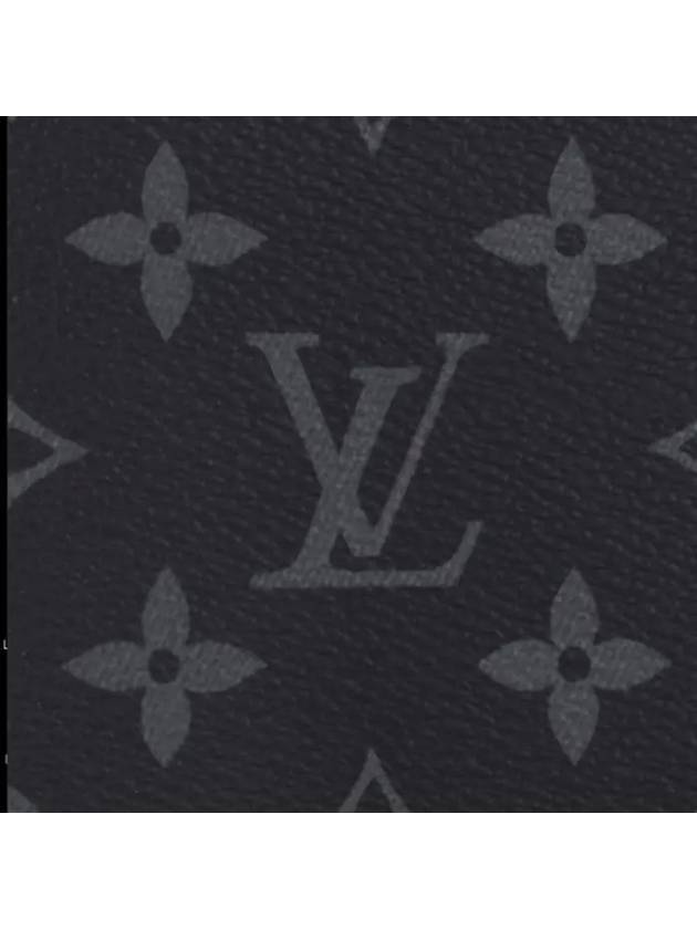 Slender Monogram Eclipse Half Wallet Black - LOUIS VUITTON - BALAAN 6