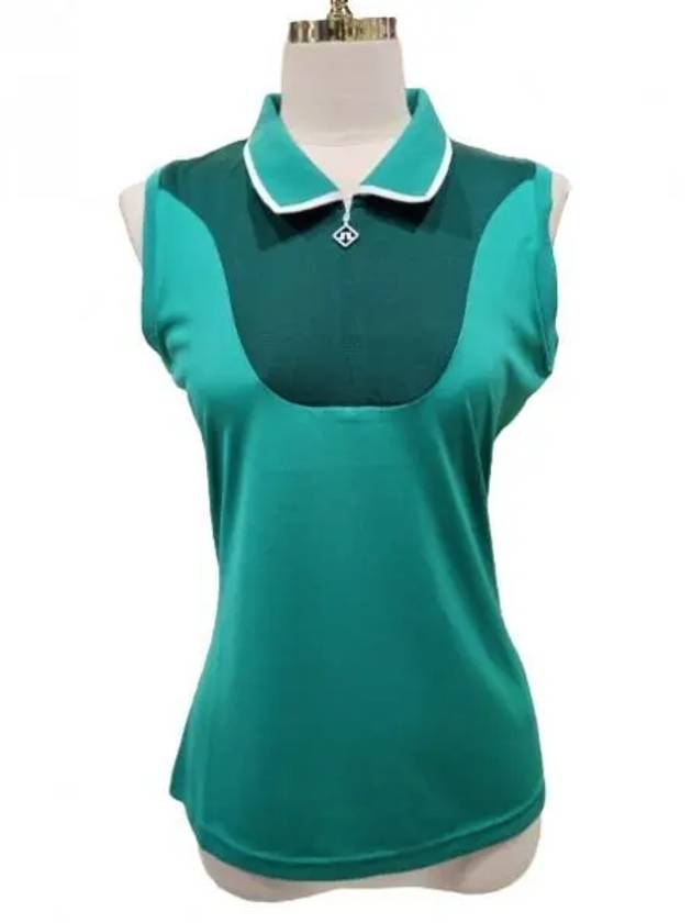 Golf wear women s collar sleeveless t shirt GWJT07878 M376 - J.LINDEBERG - BALAAN 2