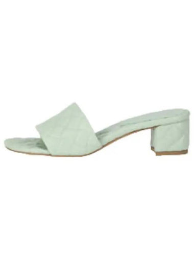 Amy Mule Slide Fresh Mint Slippers - BOTTEGA VENETA - BALAAN 1