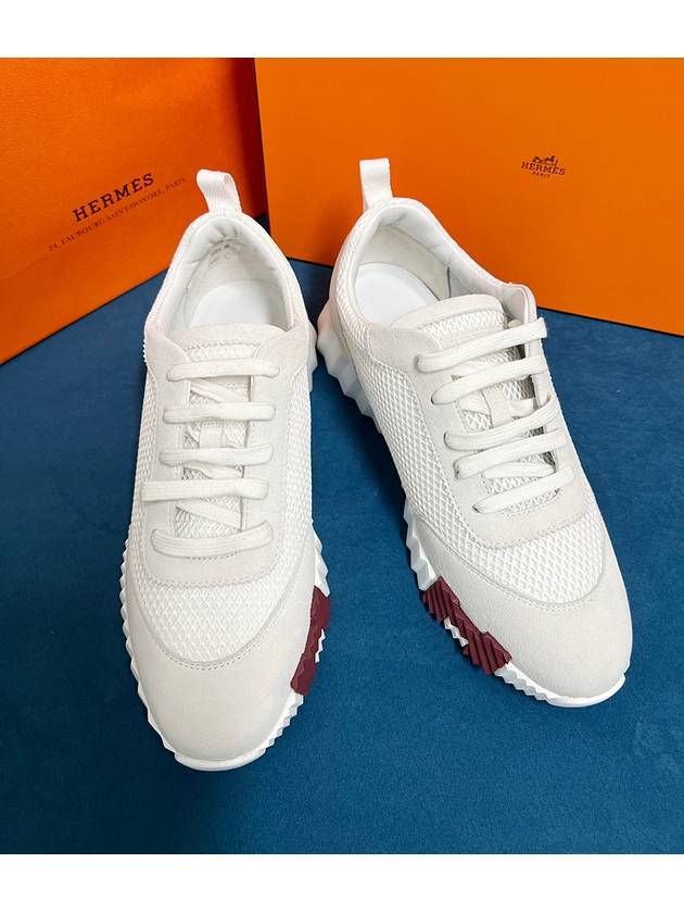 Bouncing Low Top Sneakers Blanc - HERMES - BALAAN 6