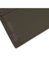 FF Square Leather Bi-Fold Half Wallet Brown - FENDI - BALAAN 6