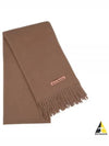 Wool Fringe Scarf Caramel Brown - ACNE STUDIOS - BALAAN 2