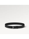 Heritage 35MM Leather Belt Black - LOUIS VUITTON - BALAAN 1