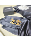 CC Logo Earrings Vintage Gold Black ABC944 - CHANEL - BALAAN 4