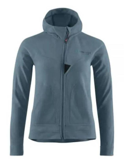 Women's Sigyn Zip Up Hoodie Thistle Blue - KLATTERMUSEN - BALAAN 2