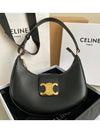 Ava Triomphe Smooth Calfskin Shoulder Bag Black - CELINE - BALAAN 2