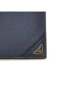 Unisex small clamshell wallet blue 2MO004 2C82 - PRADA - BALAAN 5