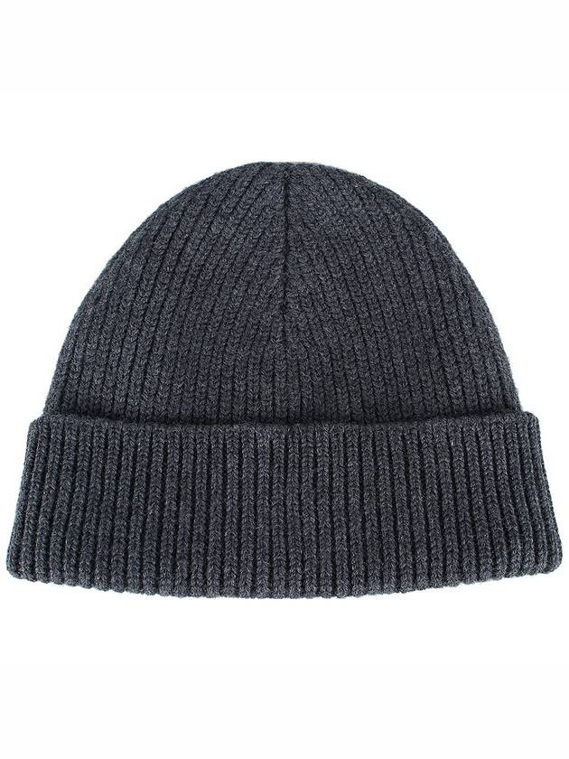 Heart Logo Wool Beanie Grey - AMI - BALAAN 4