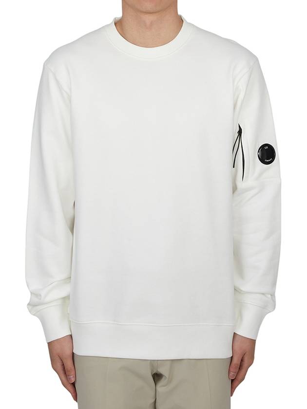 Lens Wappen Sweatshirt White - CP COMPANY - BALAAN 2