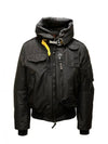 Gobi Logo Bomber Down Padded Jacket Black - PARAJUMPERS - BALAAN 2