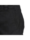 Stretch Satin Cargo Shorts Black - CP COMPANY - BALAAN 9