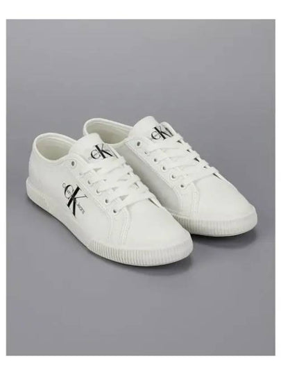 JEANS Women s White Monaco Sneakers YW00482 YBR - CALVIN KLEIN - BALAAN 2