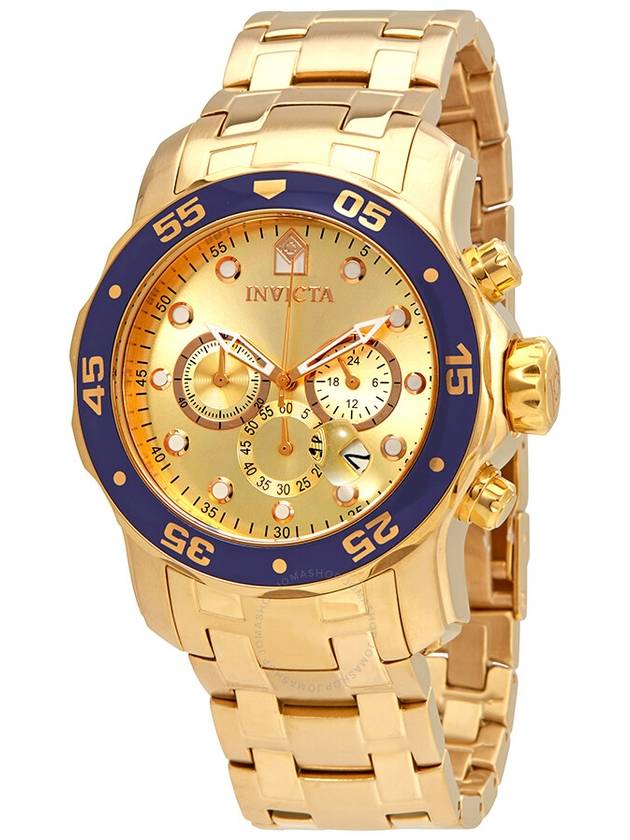 Invicta Pro Diver Chronograph Champagne Dial Men's Watch 80068 - INVICTA - BALAAN 1