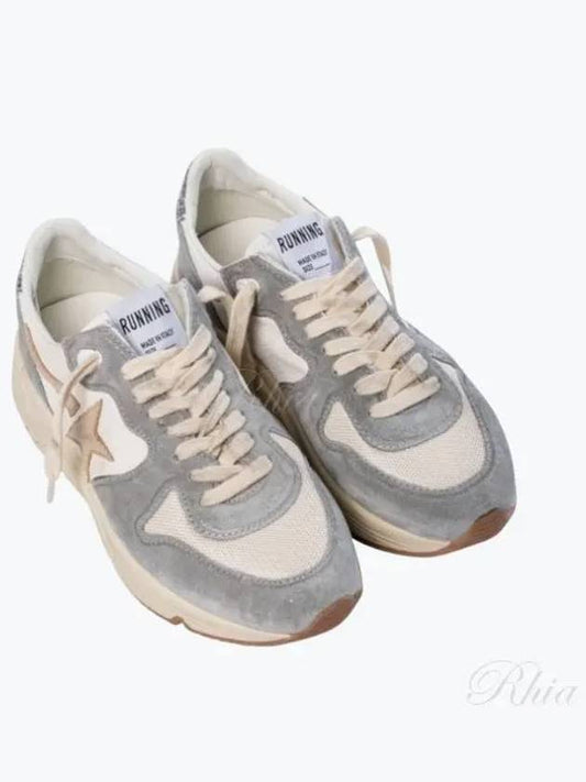 Running Sole Canvas Toe Star Low Top Sneakers Grey - GOLDEN GOOSE - BALAAN 2