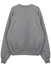 Big Heart Logo Sweatshirt Grey - AMI - BALAAN 3